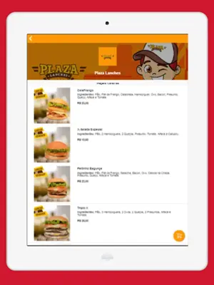 Plaza Lanches android App screenshot 0